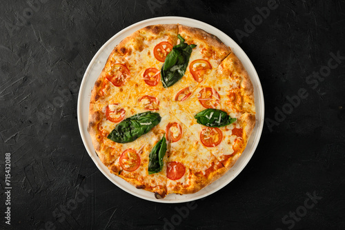 Topview's photo of cheese and sausage pizza