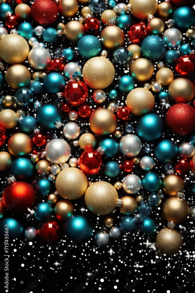 An array of festive elements, forming a vibrant and eye-catching background for promotional brilliance.