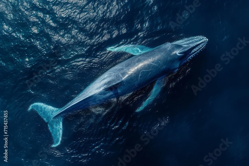 blue whale sweaming © Zero Zero One