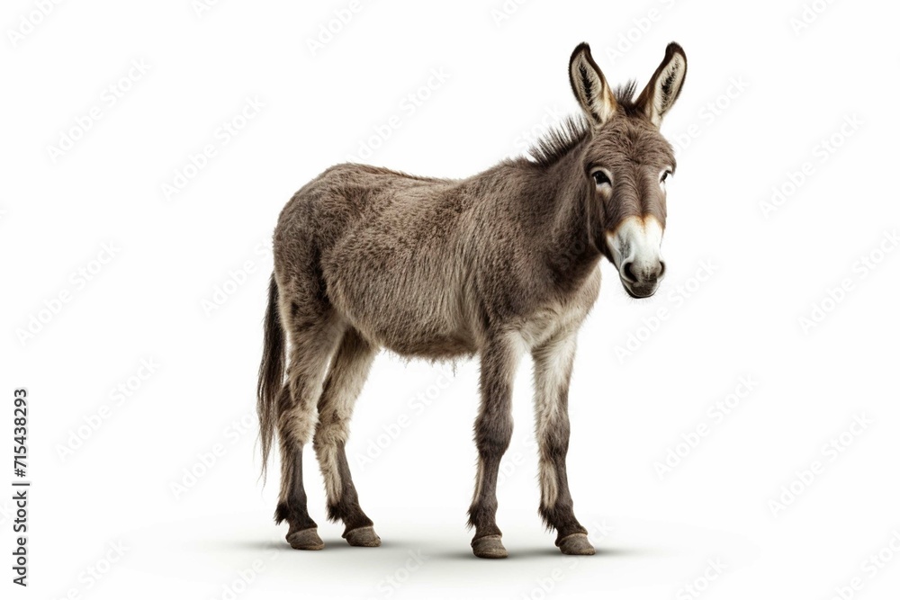 
donkey isolated a on white