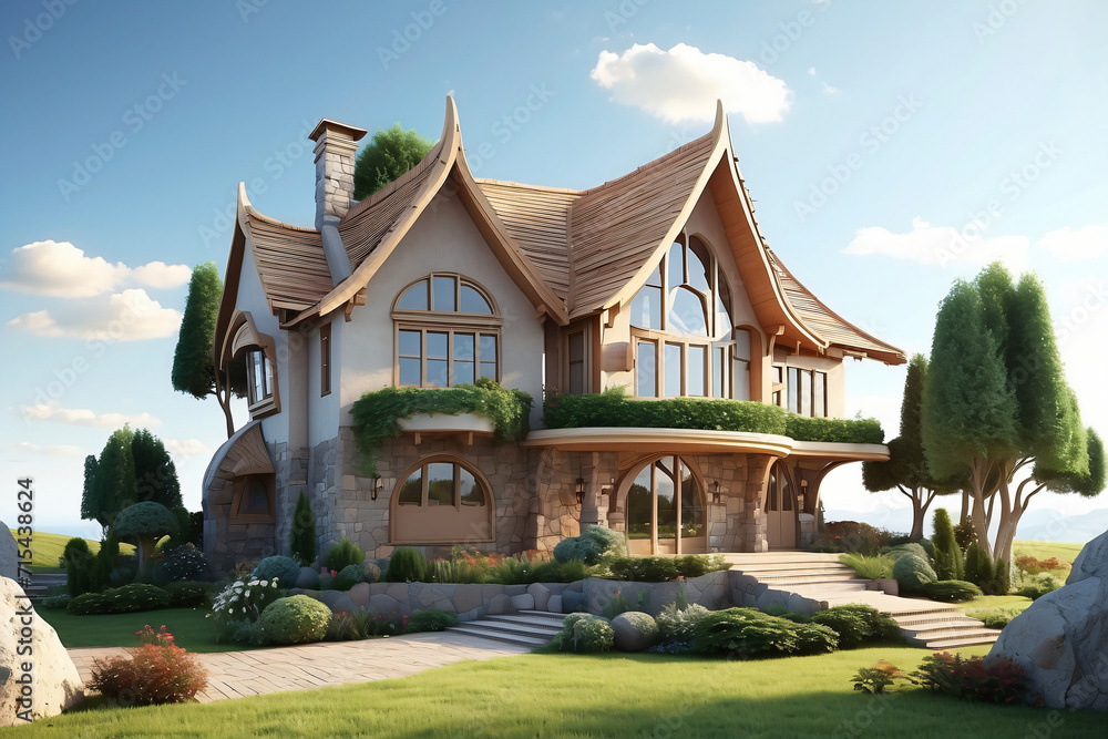 Fantasy house illustration Fantasy house illustration