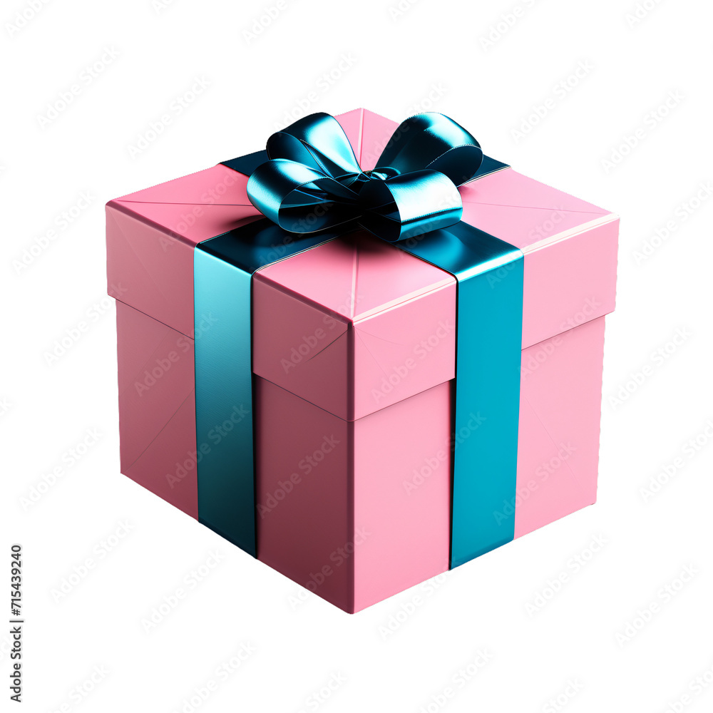 Obraz premium gift box isolated on transparent background cutout