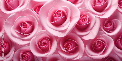 very pretty pink roses,