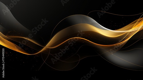 abstract background, color gold and silver, luxury, copy space, 16:9