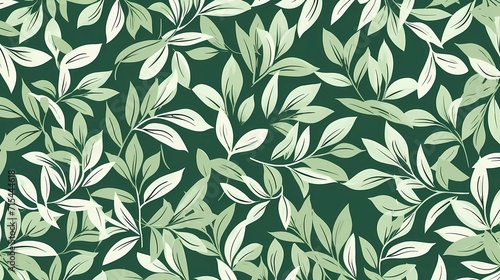 seamless background picture with leaf pattern, leaves, trees, tree branches