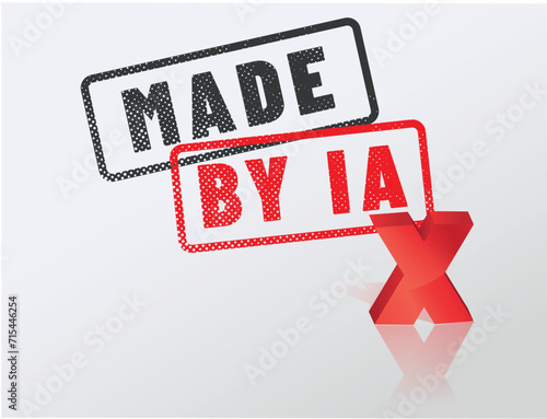 label "IA made" ou "made by IA" - créé par une IA - intelligence artificielle