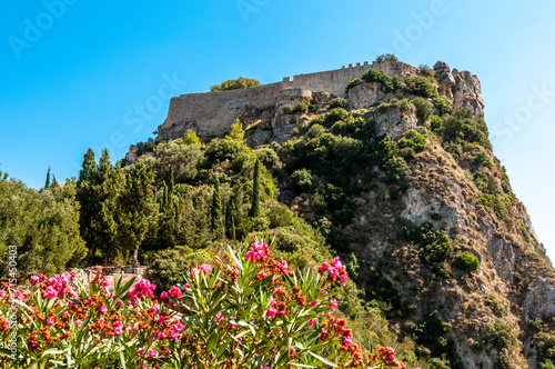 Greece, Ionian Islands, Hilltop castle Angelokastro photo