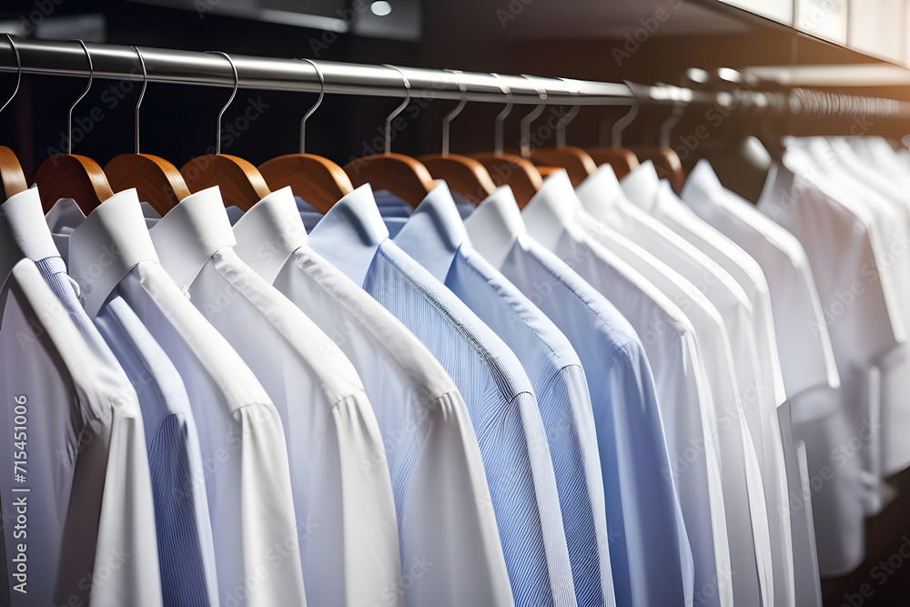 hangers in the closet. hangers in the closet.