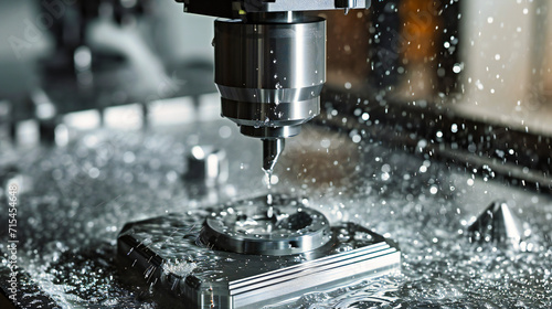 Precision Manufacturing: A detailed look at industrial manufacturing processes, machinery, and precision tools photo