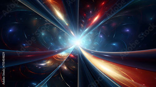 Warp speed journey through the multiverse,,
Quantum Realm Technology Abstract Background Illustration witha photo