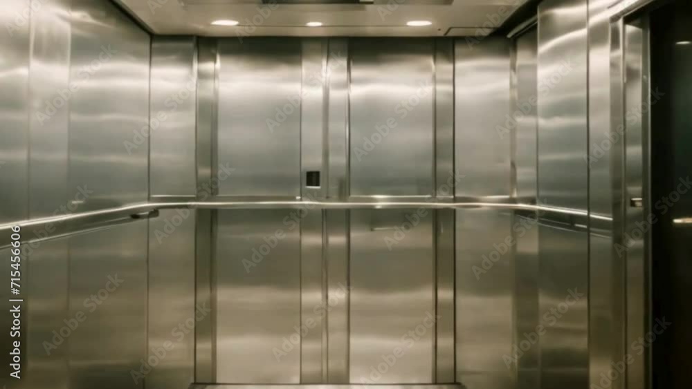elevator in the office corridor elevator in the office corridor