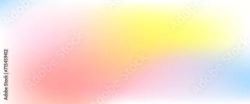 Spring gradient in soft colors. Multicolor warm light background.