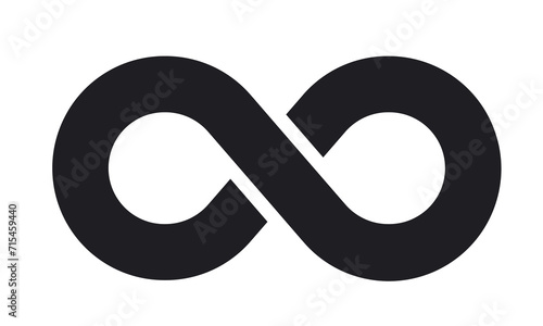 Infinity Symbol on Transparent Background, PNG