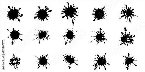 ink splater element grunge liquid drop