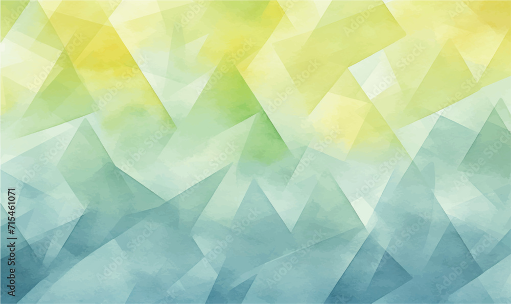 Obraz premium abstract green background with triangles