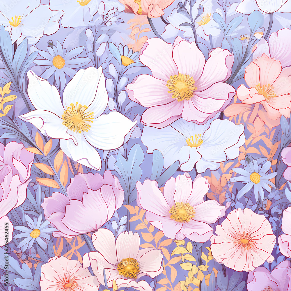 Wildflowers summer background Wildflowers summer background