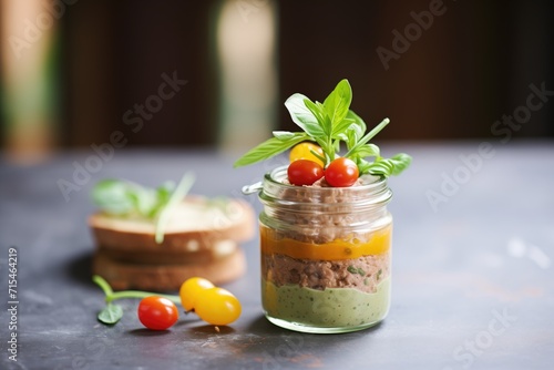 rustic pꋃ琀쌀© with cherry tomatoes and basil