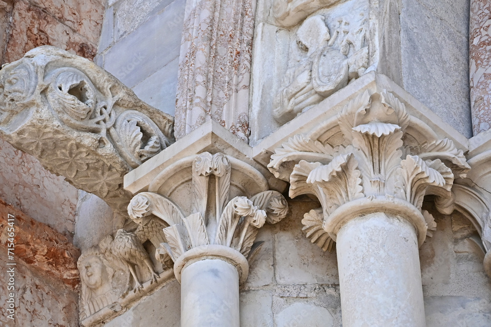Ancona,  il portale della Cattedrale di San Ciriaco - Marche