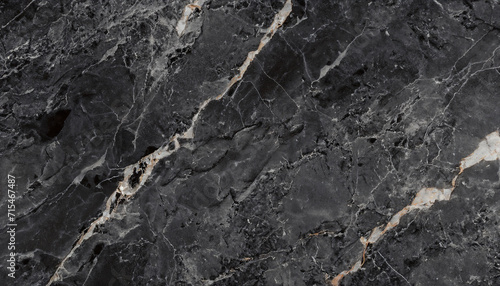 Close up of a black marble background  high quality fine stone textured surface