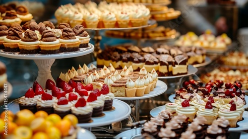 Desserts at the hotel