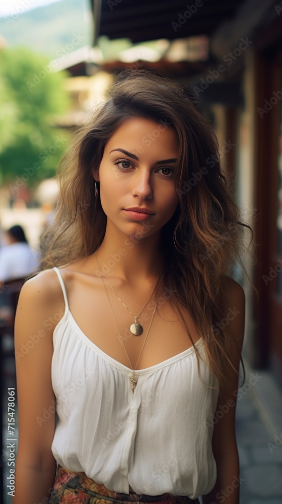 Bulgaria as beautiful 28 years old girl, candid photography generative ai Bulgaria as beautiful 28 years old girl, candid photography generative ai