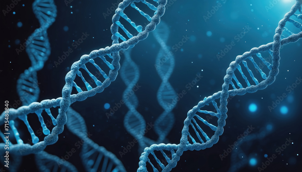 Concept of the evolution of human DNA. AI generated Concept of the evolution of human DNA. AI generated