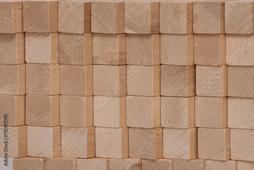 Background, texture of wooden blocks.