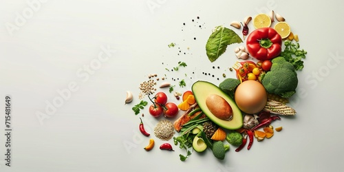 World_food_day_or_vegetarian_on_white_back ground