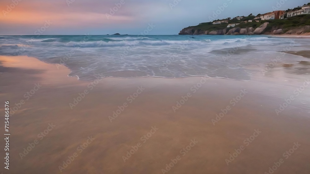 Blurred beach background