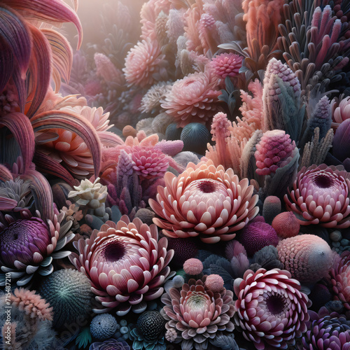 image of a coral. Generative AI