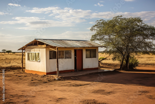 A free health clinic in a rural area with limited medical facilities - providing essential healthcare access and outreach to underserved communities. © Davivd