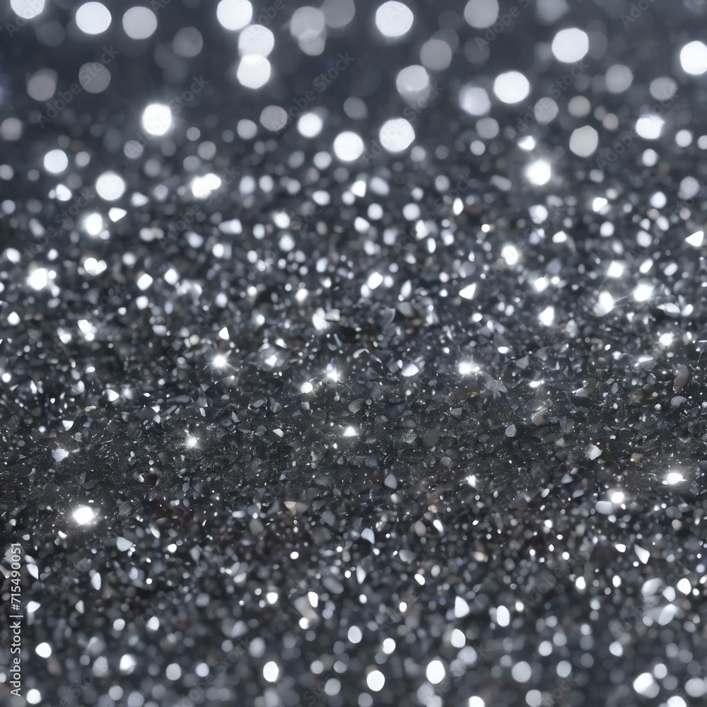 Fototapeta premium Silver glitter background