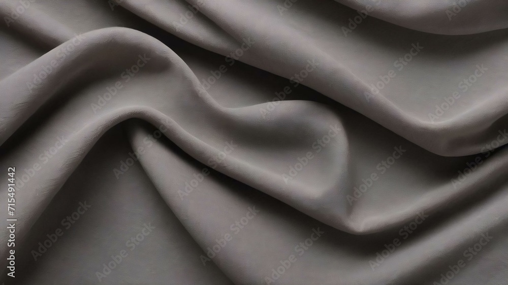 Fototapeta premium Gray color cotton texture and surface for background