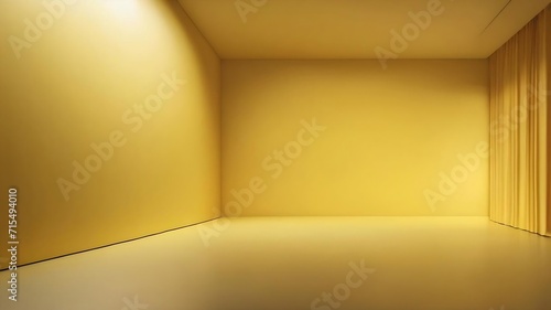 Wallpaper Mural Abstract solid of shining yellow gradient studio wall room background. Torontodigital.ca