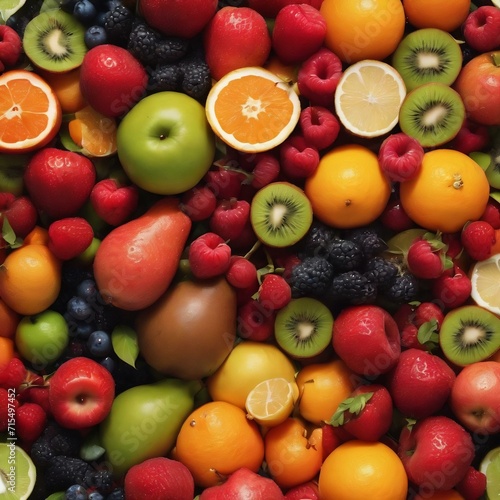 Colorful fruit