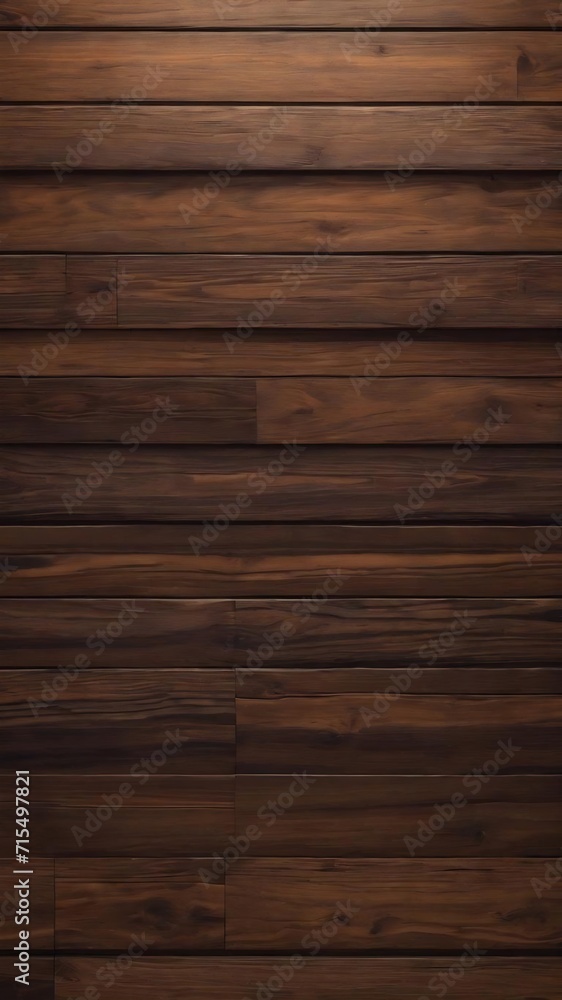 Obraz premium Dark wood wall