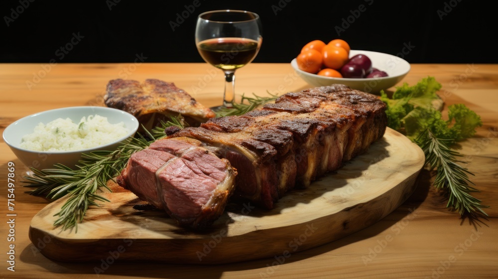 Raw lamb loin roast like this UHD wallpaper Raw lamb loin roast like this UHD wallpaper