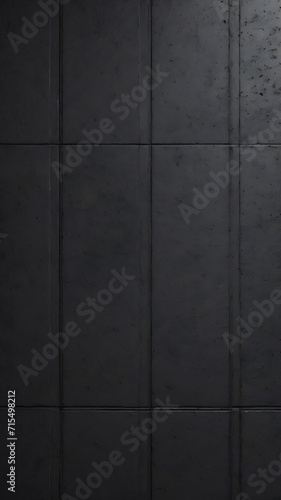 Black concrete wall