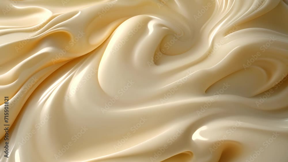 White Chocolate. Pouring melted liquid premium milk white chocolate. Close up of molten liquid hot chocolate swirl. Confectionery. Confectioner prepares dessert, icing.background texture mp4 White Chocolate. Pouring melted liquid premium milk white chocolate. Close up of molten liquid hot chocolate swirl. Confectionery. Confectioner prepares dessert, icing.background texture mp4