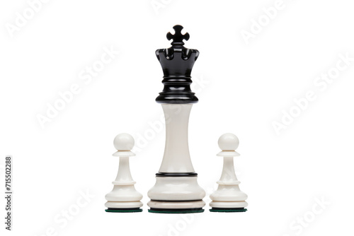 Closeup of the Chessboard Queen Isolated On Transparent Background © Cool Free Games