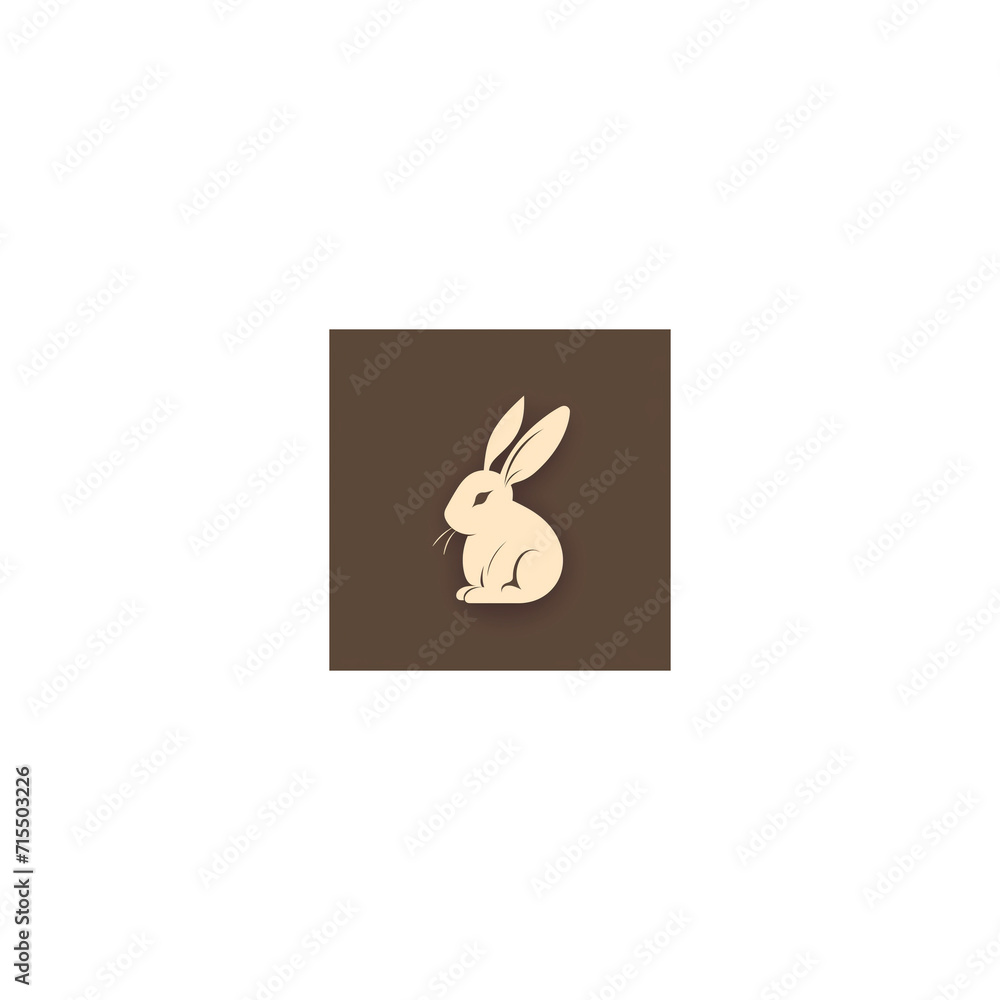 cute rabbit design logo cute rabbit design logo