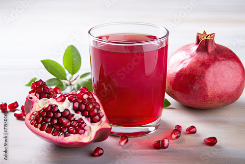 Delicious Glass of Pomegran...