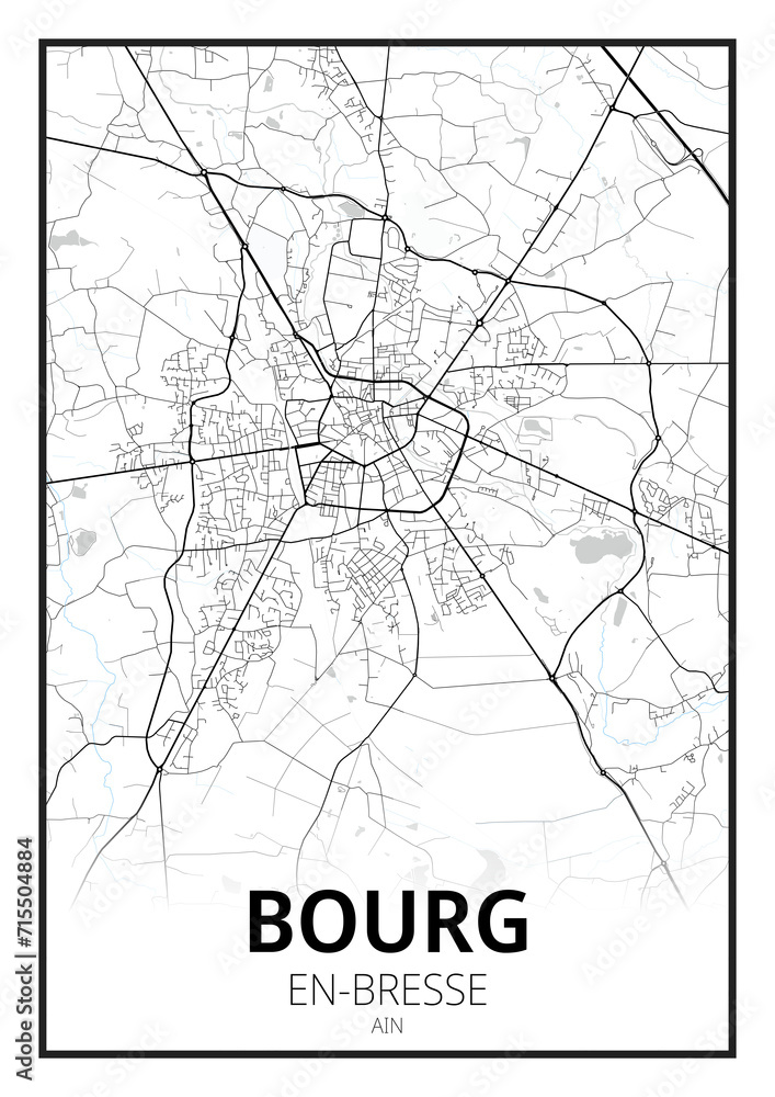 Obraz premium Bourg en Bresse, Ain