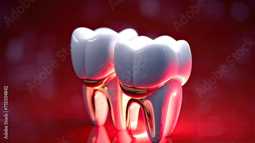 a realistic 3D dentist logo, showcasing highly detailed dental elements with precision and sophistication.