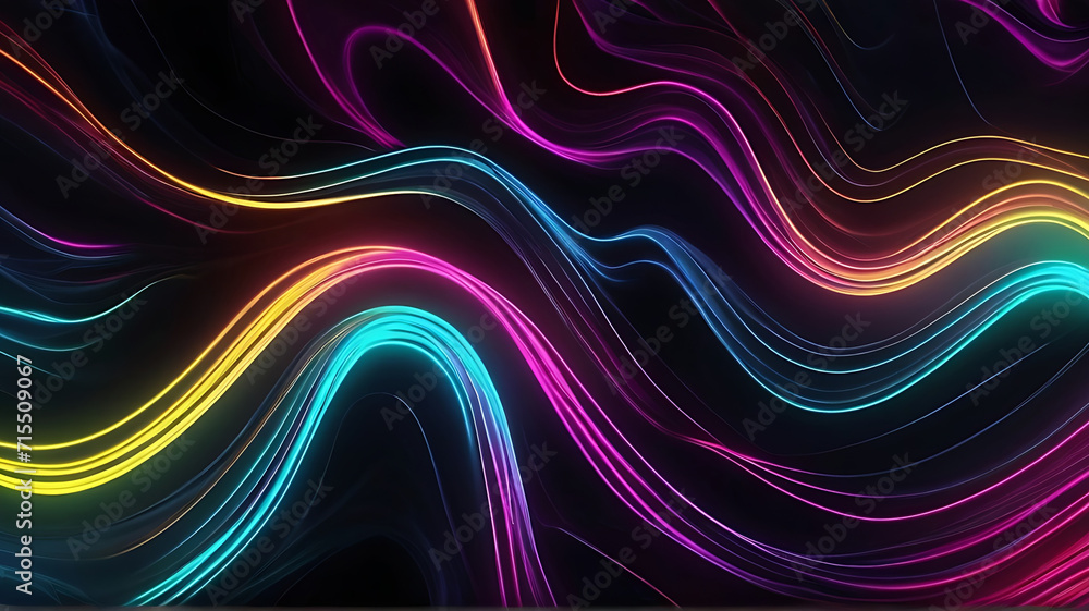 Neon Waves Background abstract wallpaper Neon Waves Background abstract wallpaper