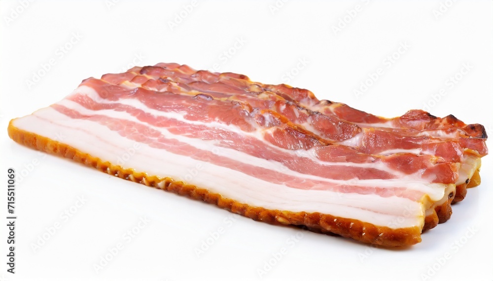sliced bacon isolated sliced bacon isolated