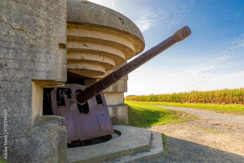 The German Artillery Battery at Longues-sur-Mer, Longues-sur-Mer, Normandy photo