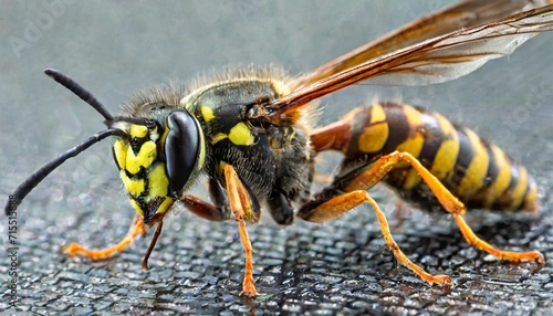 premium isolated wasp with natural wing transparency © Paris