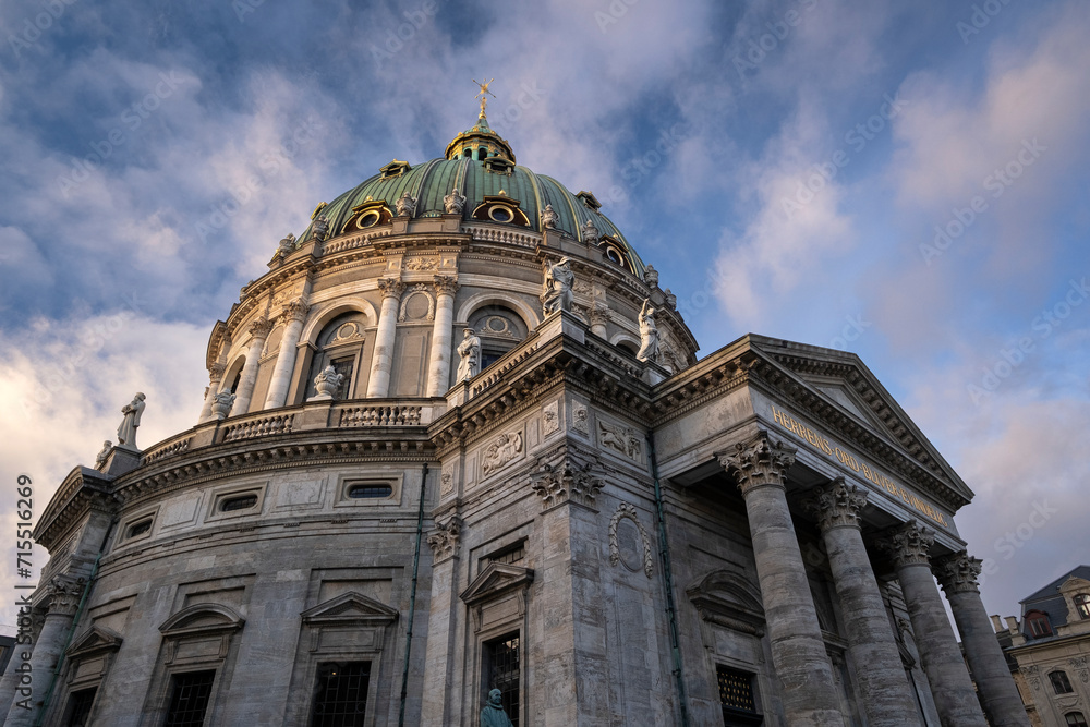 Frederik's Church (Frederiks Kirke) (The Marble Church), Copenhagen, Denmark Frederik's Church (Frederiks Kirke) (The Marble Church), Copenhagen, Denmark