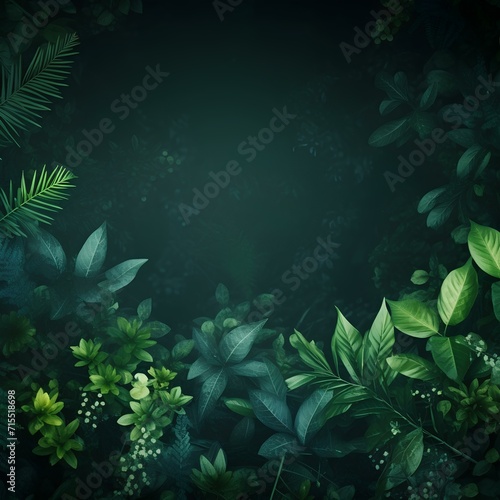 green leaves frame © Ilham